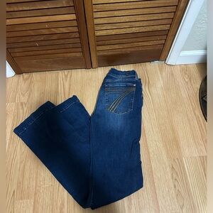 7 For All Mankind gold pocket dojos